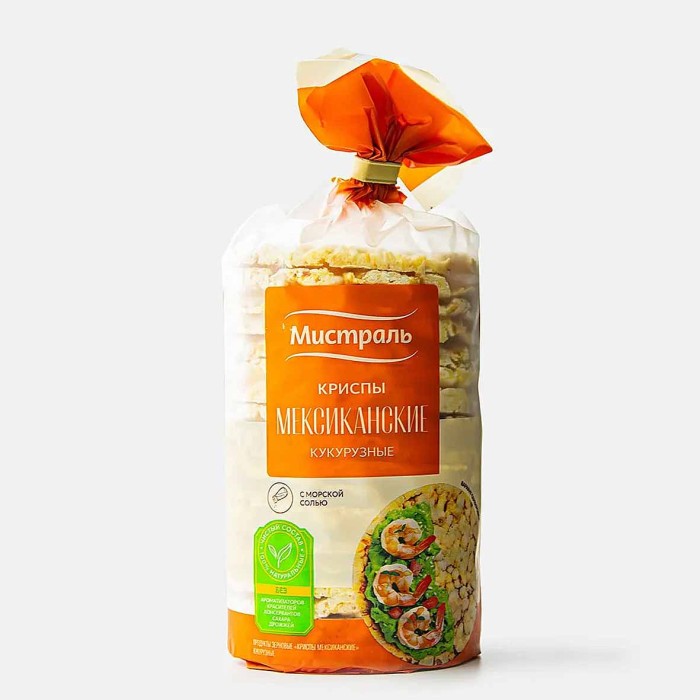 Крипсы Мистраль Мексиканские кукурузные 145гр м/у