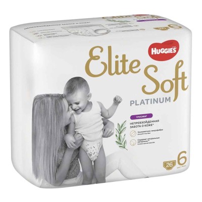 Трусики Huggies ES Platinum Pants 6 26шт м/у