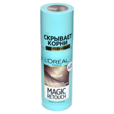 Спрей-тоник для волос Loreal Magic Retouch 4 Русый 100мл к/у