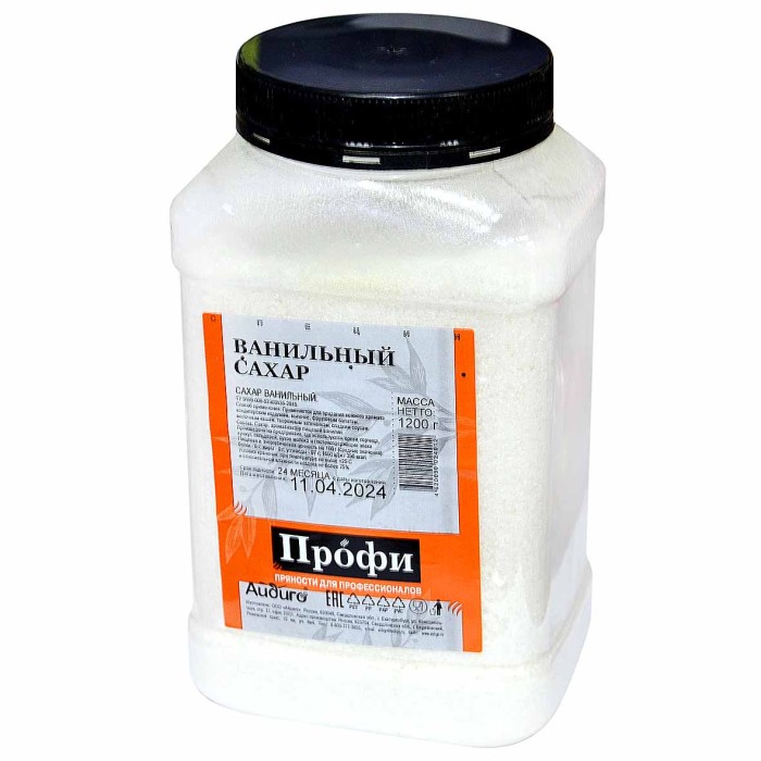 Сахар ванильный Айдиго Профи 1200гр пэт