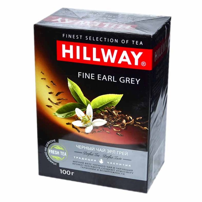 Чай Hillway Fine Earl Grey черный 100гр к/у
