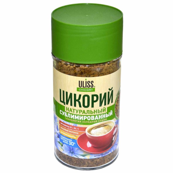 Цикорий Uliss натуральный сублимированный 85гр ст/б