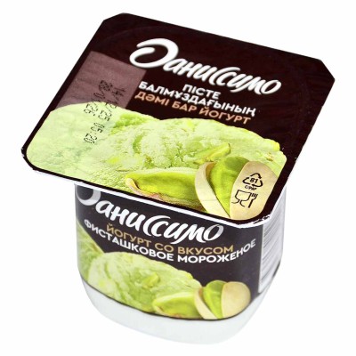 Йогурт Даниссимо  Фисташковое мороженое 100гр