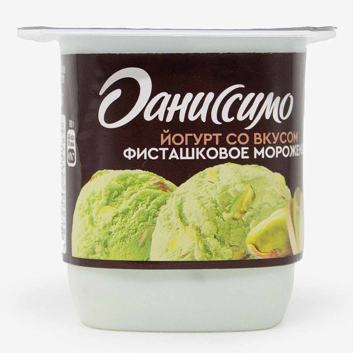 Йогурт Даниссимо  Фисташковое мороженое 100гр