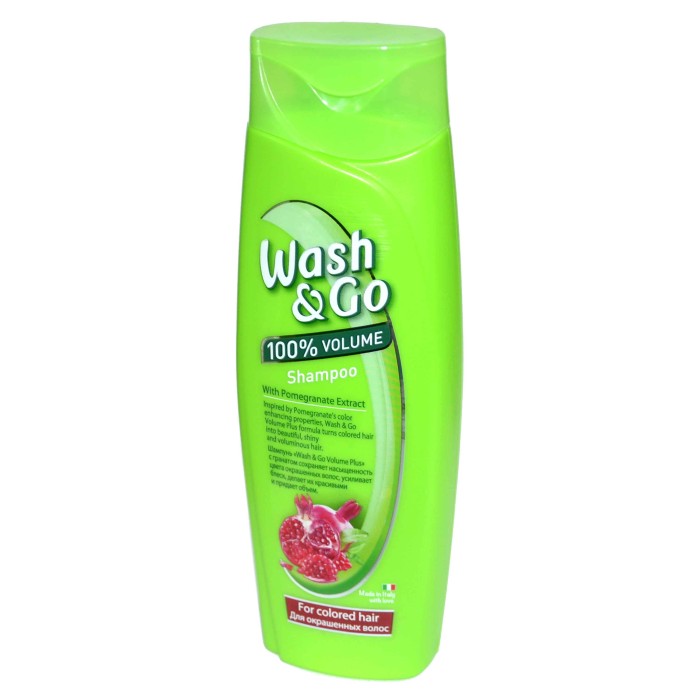 Шампунь для волос Wash&Go с гранатом для окрашенных волос 200мл пэт