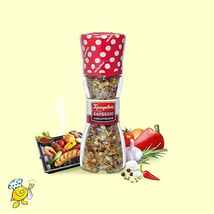 Приправа Приправыч барбекю мельница 44гр