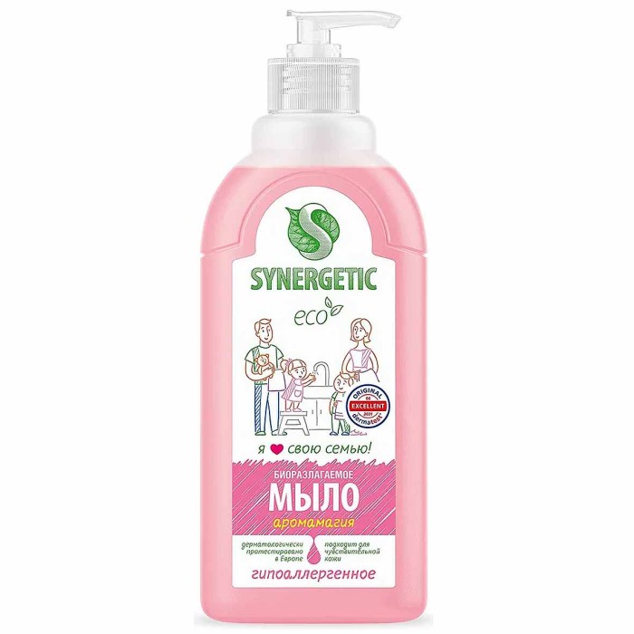 Мыло жидкое Synergetic Аромагия 500мл дозатор