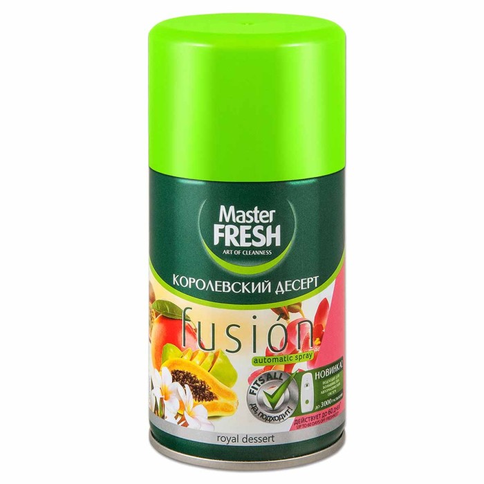 Баллон сменный Master Fresh Королевский десерт 250мл ж/б