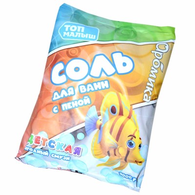 Соль для ванн Аромика Kids Ягодный смузи с пеной 1кг м/у