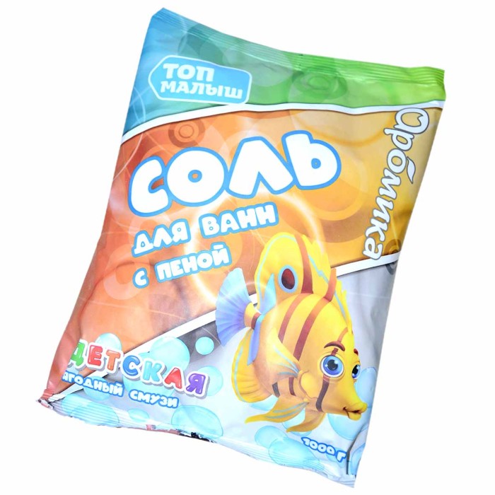 Соль для ванн Аромика Kids Ягодный смузи с пеной 1кг м/у