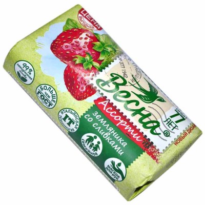 Мыло Весна Земляника со сливками 90гр м/у