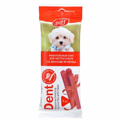 Лакомство для собак ТитБит Cнек DENT со вкусом ягненка для собак мини пород 20гр м/у