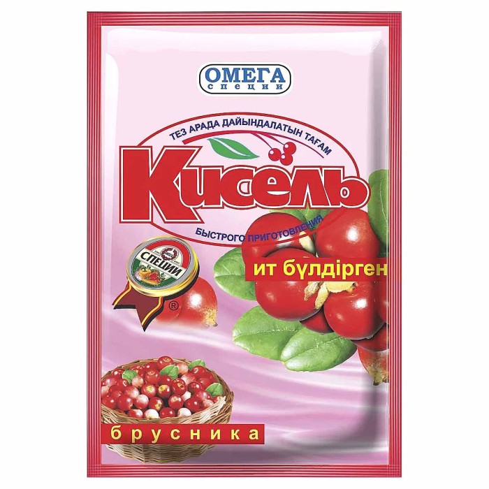 Кисель Омега брусника 90гр м/у