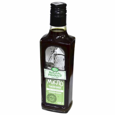 Масло тыквенное BO нераф 0,25л ст/б