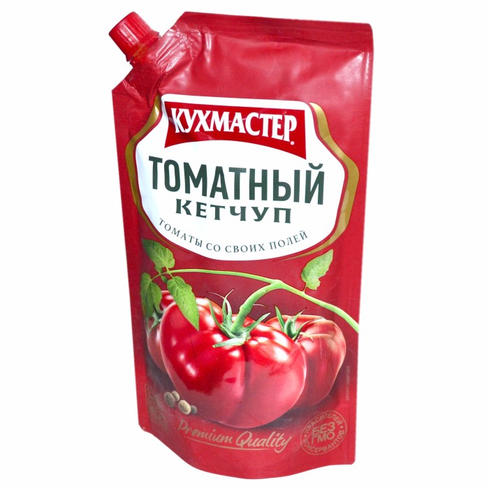 Кетчуп Кухмастер Томатный 350гр д/п