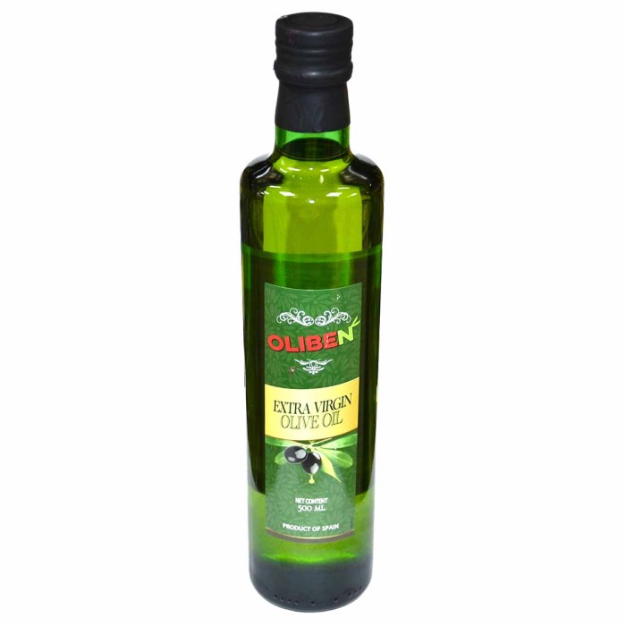 Масло оливковое Oliben Extra virgin 500мл ст/б
