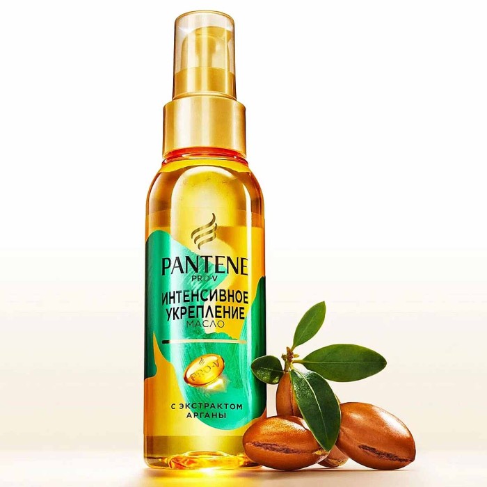 Масло для волос Pantene Интенсивное укрепление Argan 100мл пэт
