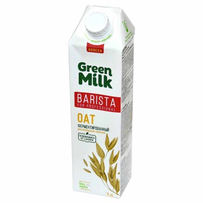 Напиток овсяный Green Milk Barista 1л т/п