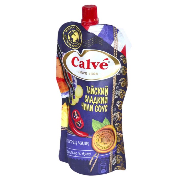 Соус Calve Тайский Сладкий чили 230гр д/п