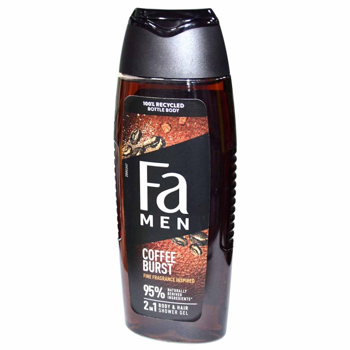 Гель для душа Fa Men Coffee burst 2в1 250мл пэт