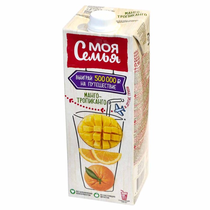 Нектар Моя семья мано-тропиканго 0,95л т/п