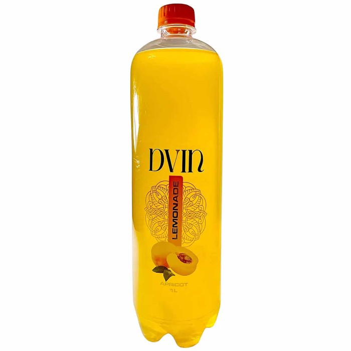 Лимонад Dvin абрикос 1л пэт