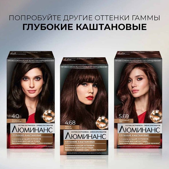 Краска для волос Luminanc 5.6 Бархатный каштан 170мл к/у