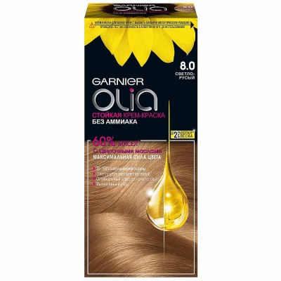 Краска для волос Garnier Olia 8.0 Светло-русый к/у