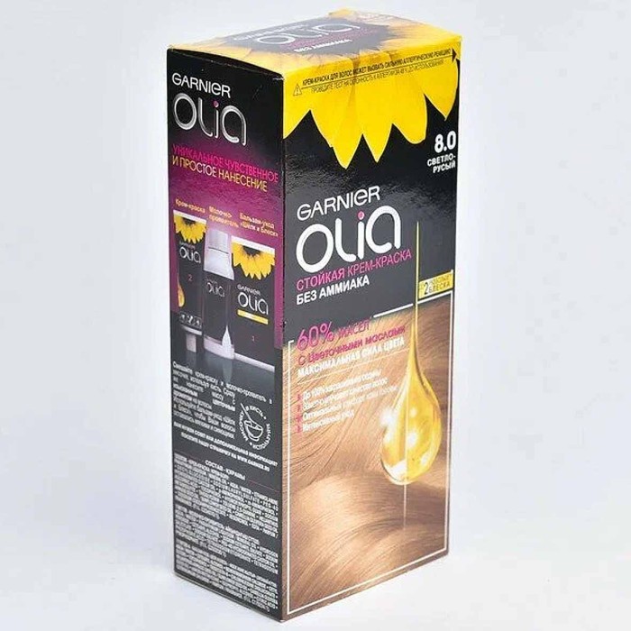 Краска для волос Garnier Olia 8.0 Светло-русый к/у