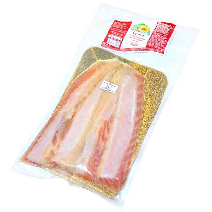 Семга Sangusto атлантическая м/с теша 200гр в/у