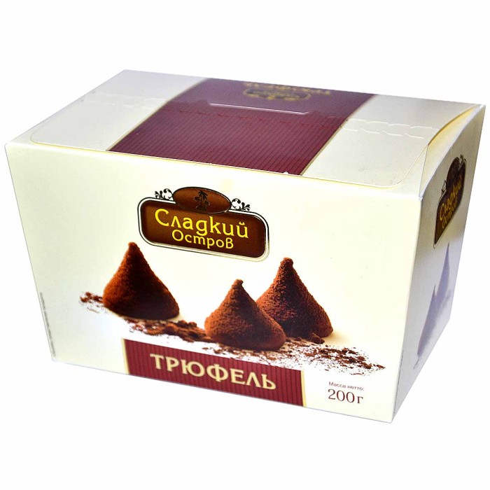Конфеты Сладкий остров трюфель 200гр к/у