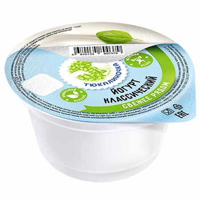 Йогурт Тюкалиночка классический 5% 150гр пэт