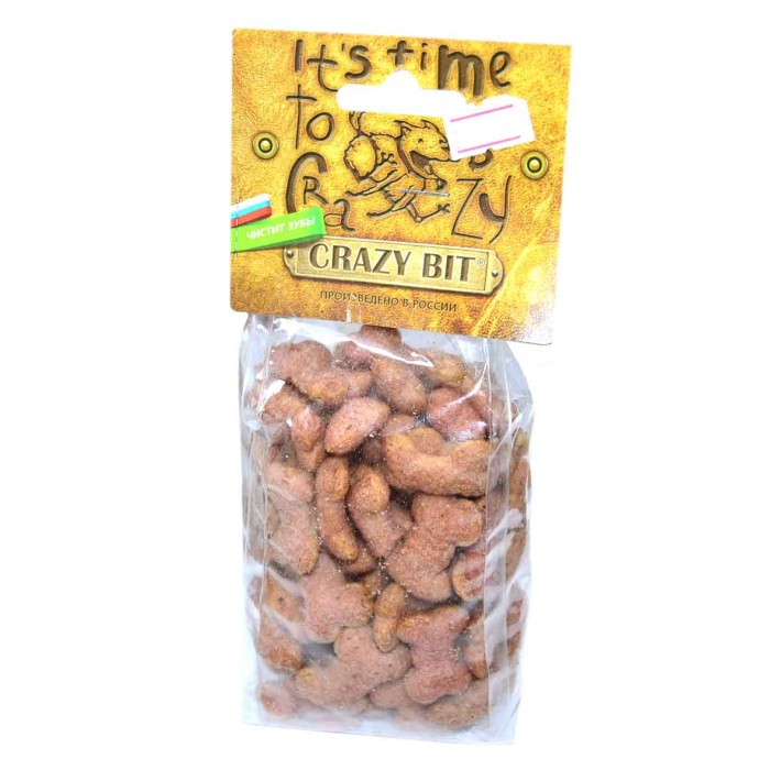 Лакомство для собак Crazy Bit телятина 65гр м/у