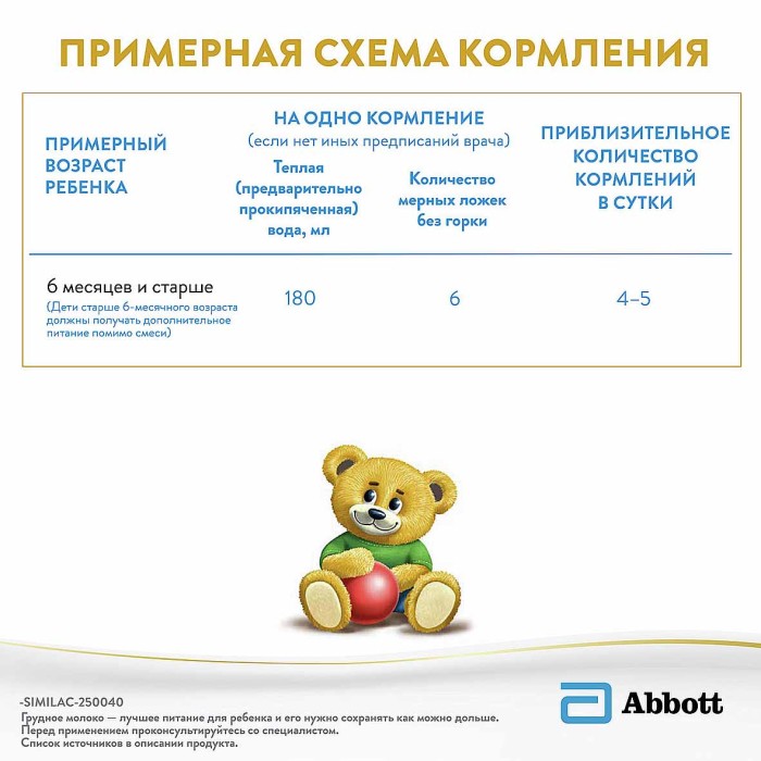 Смесь Similac Classic 2 молочная 800гр к/у
