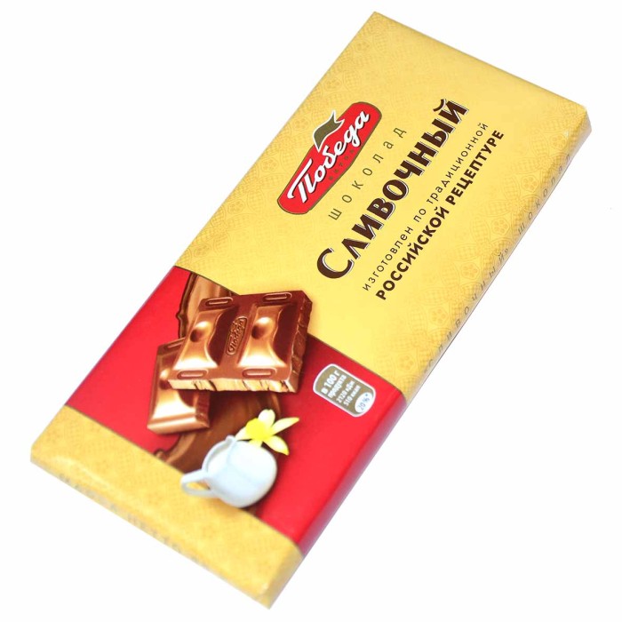 Шоколад Победа сливочный 80гр