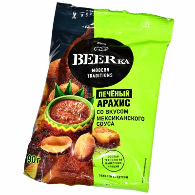 Арахис BEERka мексиканский соус 90гр м/у