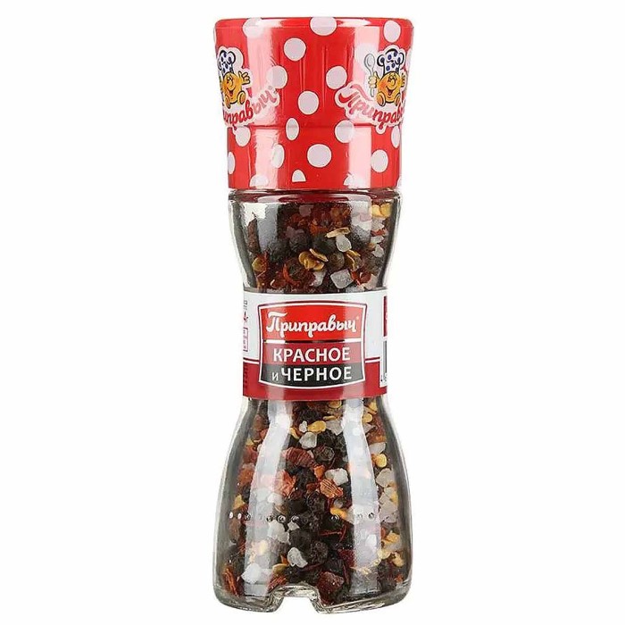 Приправа Приправыч красное и черное мельница 54гр