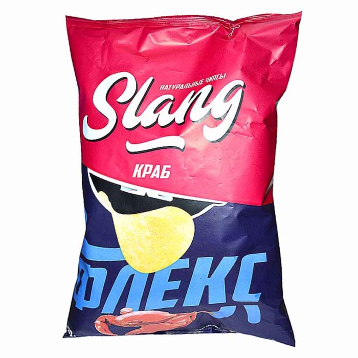 Чипсы Slang вкус краба 70гр м/у