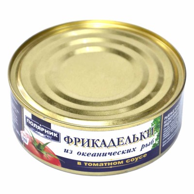 Фрикадельки Полярник из океанических рыб в т/с 240гр ж/б