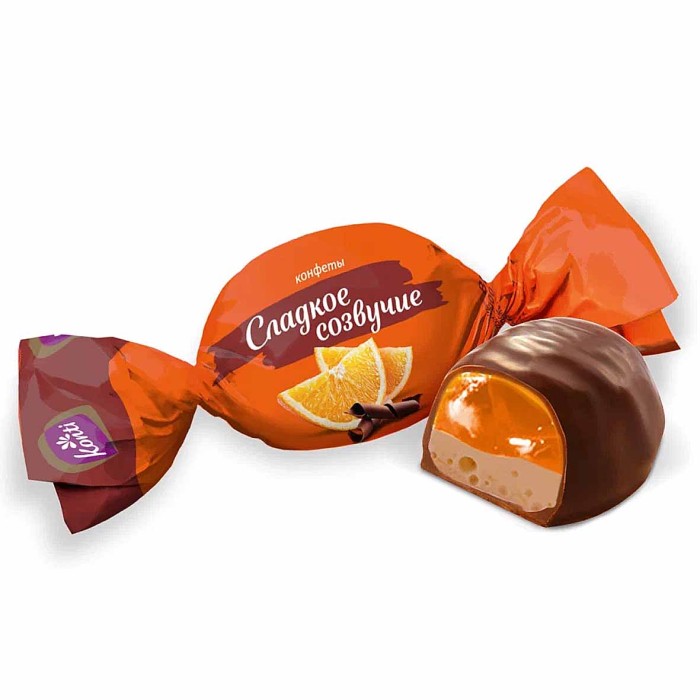 Конфеты Конти Сладкое созвучие апельсин с шоколадом