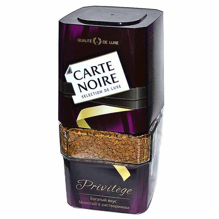 Кофе Carte Noire Privilege натуральный раст 95 гр ст/б