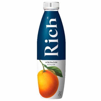 Сок Rich  апельсиновый с мякотью 0,9л пэт