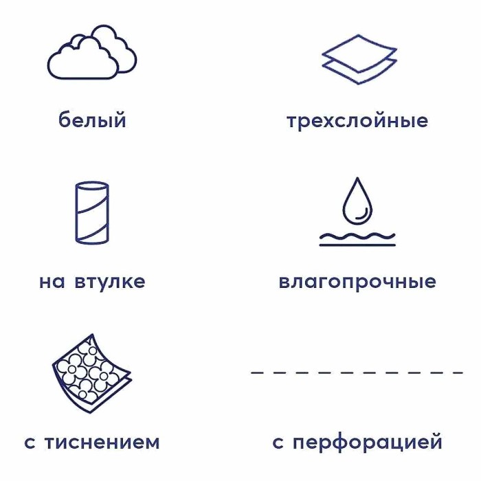 Полотенца бумажные Карина белые 3сл 2шт м/у