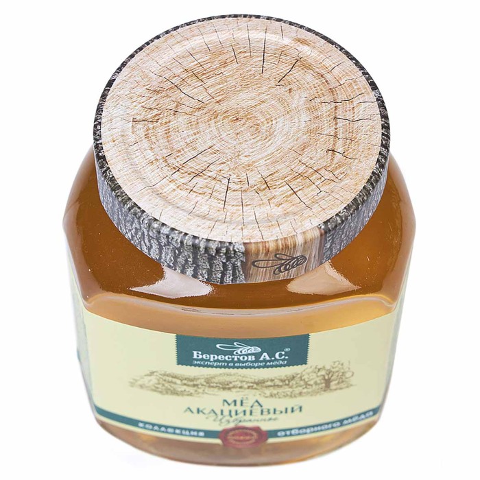 Мед Берестов Избранное Акациевый 200гр ст/б