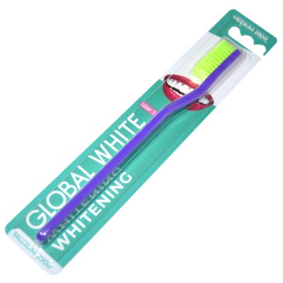 Щетка зубная Global White Medium средняя