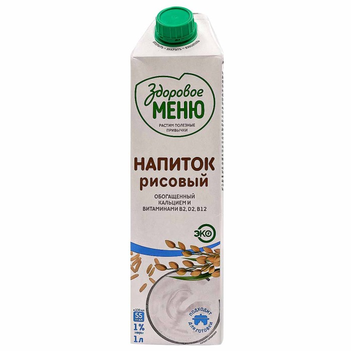 Напиток рисовый Здоровое меню 1л т/п