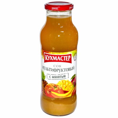 Сок Кухмастер мультифруктовый 680мл ст/б