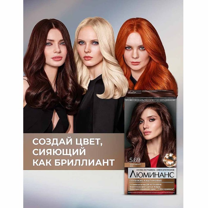 Краска для волос Luminanc 5.69 Шоколадный шик 170мл к/у