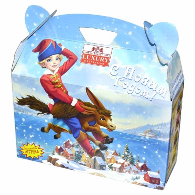 Подарок новогодний Common Market Сумочка Конек-Горбунок 500гр к/у