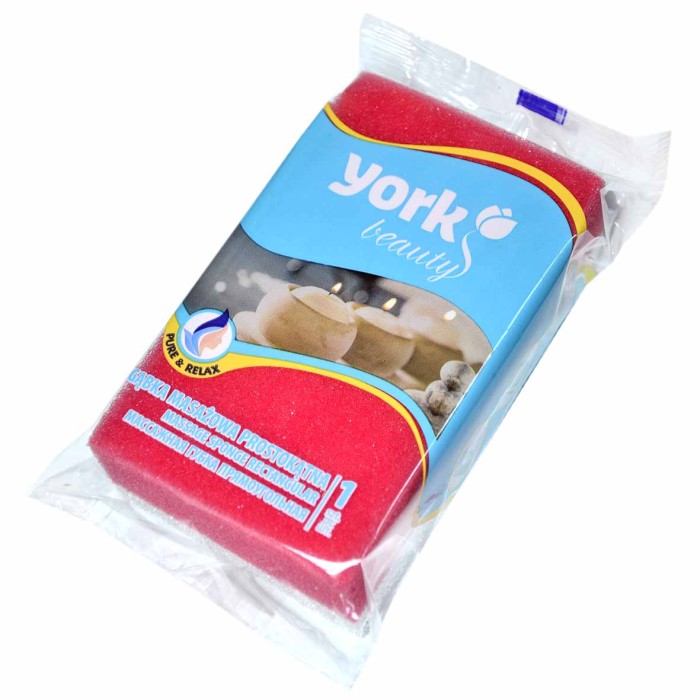 Губка для ванны York Prostokatna массажная 1104